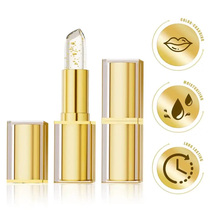 Hellokiss Crystal – rouge à lèvres pétale qui change de couleur pour femmes