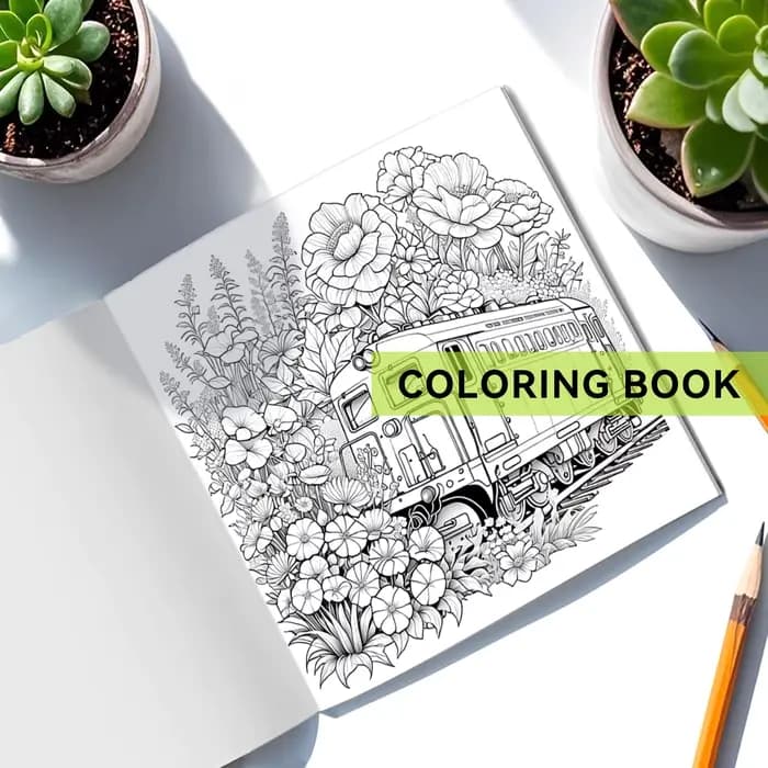 Livre de coloriage artistique pour adultes, motifs floraux relaxants, dessin de graffitis, soulagement du stress, temps libre, parfait pour un cadeau d'anniversaire