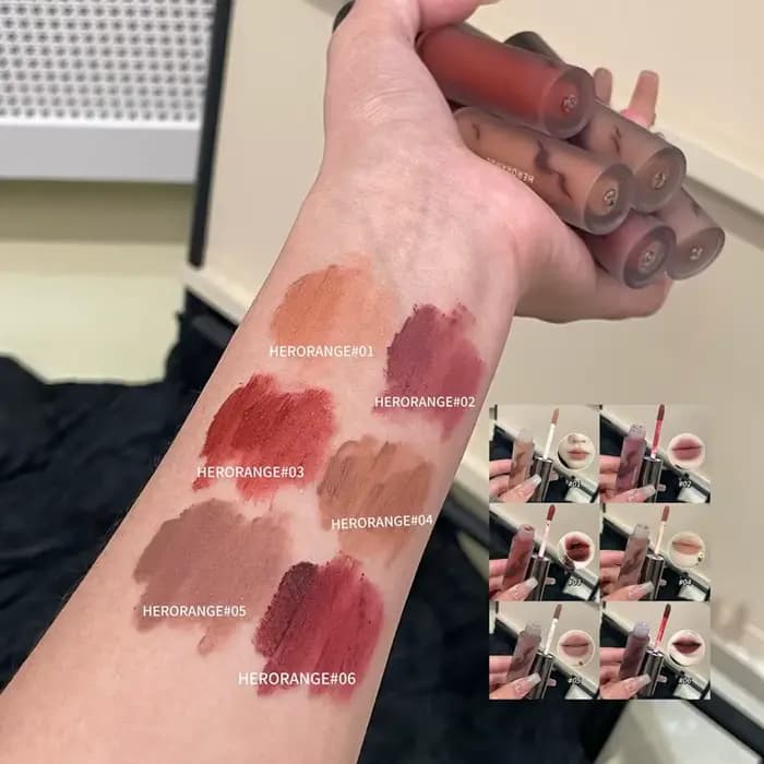 Vernis à lèvres rouge foncé Punk