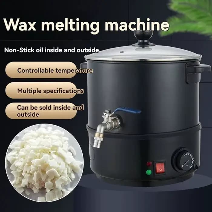 Fondeur de cire 10L 110V 220V, Pot de fusion de cire pour bougies, Machine de remplissage de bougies DIY, Chauffe-cire, Seau chauffant