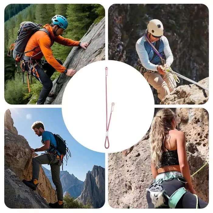Prusik – corde à nœud de sauvetage, cordon de rappel Prusik, équipement de sauvetage résistant à la friction pour la Protection industrielle, ascenents d'alpinisme