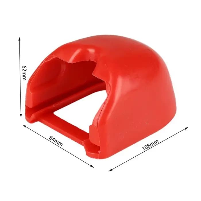 Accessoires de modification pour remorques et camping-cars : Cache-rotule de connexion en plastique rouge, protection pour connecteur, pièces de modification