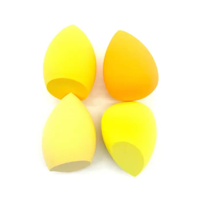 4 pièces maquillage éponge poudre bouffée sec et humide combiné beauté cosmétique oeuf fond de teint