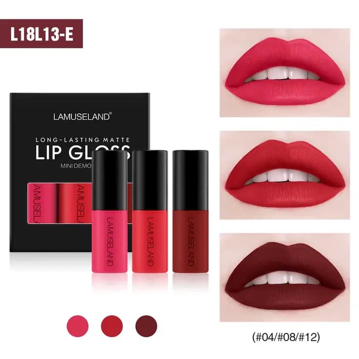 Mini brillant à lèvres liquide 12 couleurs