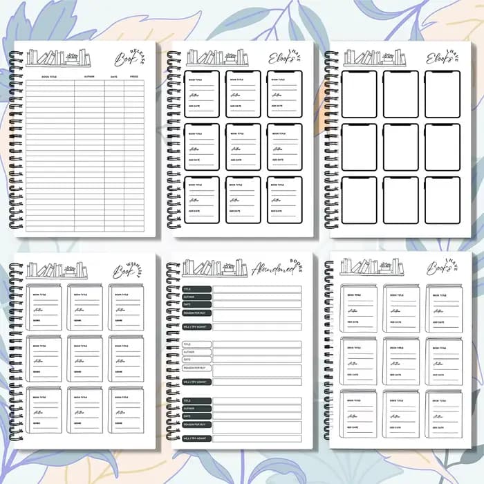 1PC Journal de lecture - Journal de lecture pour les amateurs de livres et les lecteurs, pour surveiller et suivre vos progrès de lecture, journal de lecture, cadeau