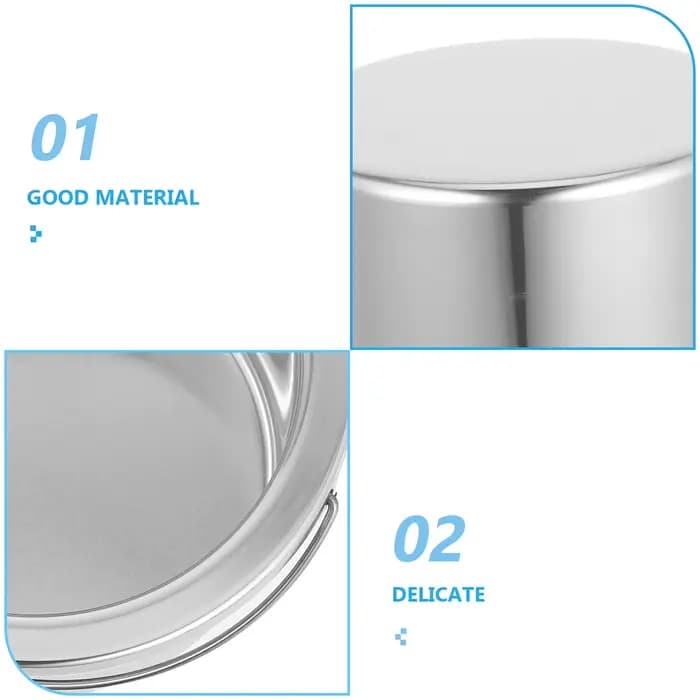 Pot intérieur de 500 ml pour la fonte de la cire, conductivité thermique fiable, conception ergonomique pour machine à épiler, remplacement pour chauffe-cire.
