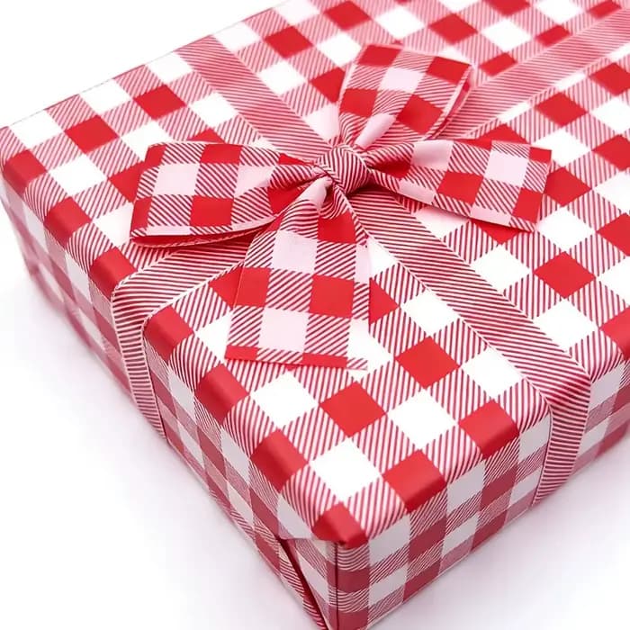 Papier de soie à carreaux rouges, 30/50 feuilles - 35x50cm, papier d'emballage pour bouquets, papier de soie à carreaux rouges et blancs, adapté pour V