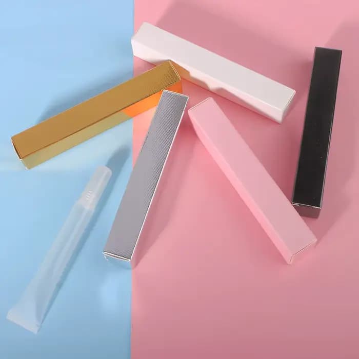 Boîtes d'emballage pour tubes de gloss à lèvres