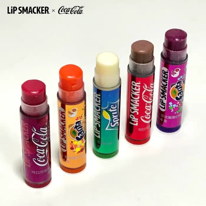 Smacker X CoCa Cola, lot de 5 baumes à lèvres