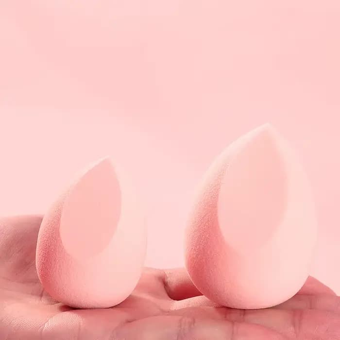 4 pièces maquillage éponge poudre bouffée sec et humide combiné beauté cosmétique oeuf fond de teint