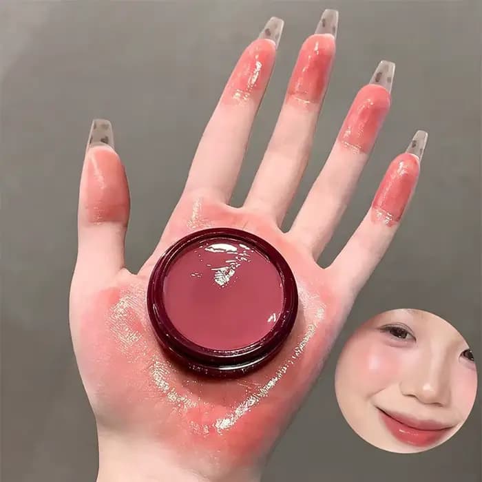 Palette de maquillage crème double usage lèvres et joues