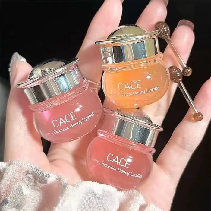 Baume à lèvres au miel et aux fleurs de cerisier CACE – Hydratant et repulpant en profondeur
