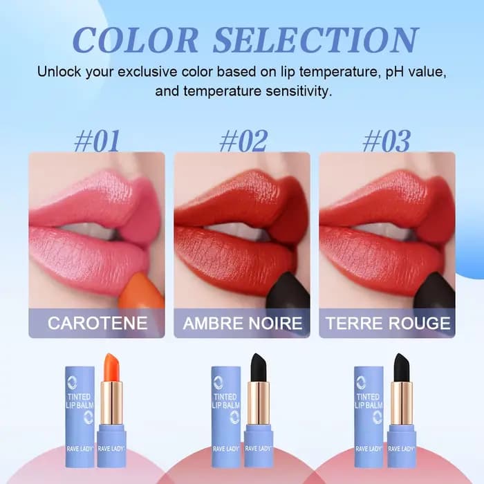 Rave Lady – baume à lèvres teinté