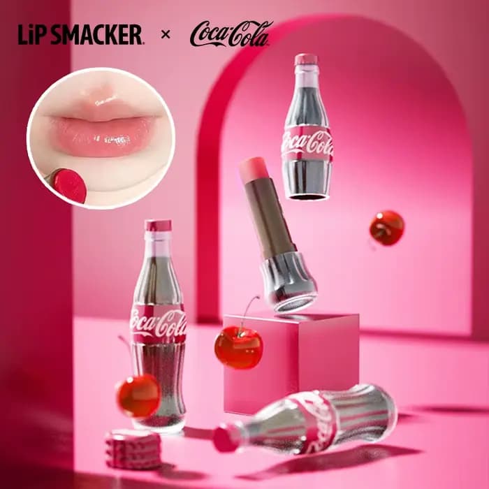 Smacker X Coca-Cola baume à lèvres saveur classique ensemble de 2 pièces automne hiver hydratant longue durée