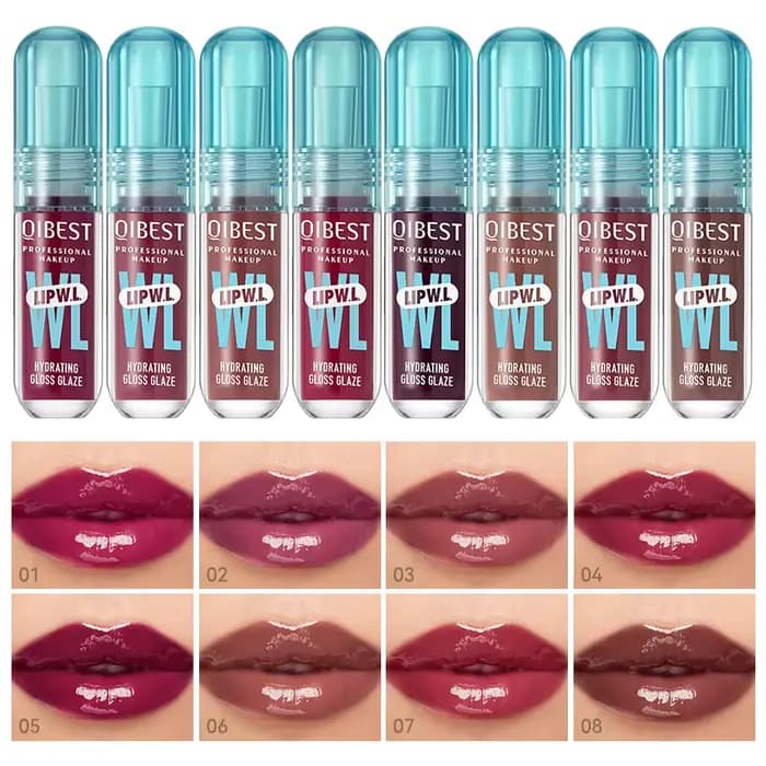 QIBEST Gloss à lèvres hydratant
