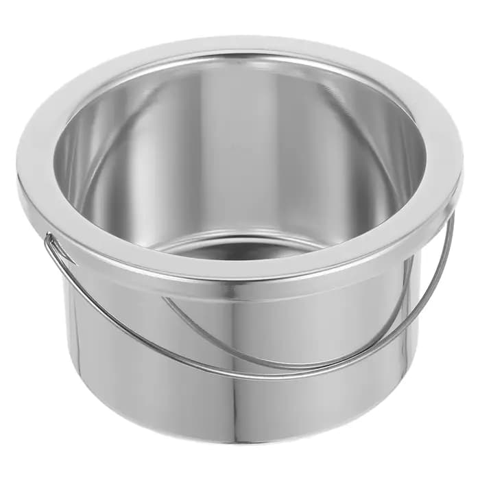 Pot intérieur de 500 ml pour la fonte de la cire, conductivité thermique fiable, conception ergonomique pour machine à épiler, remplacement pour chauffe-cire.