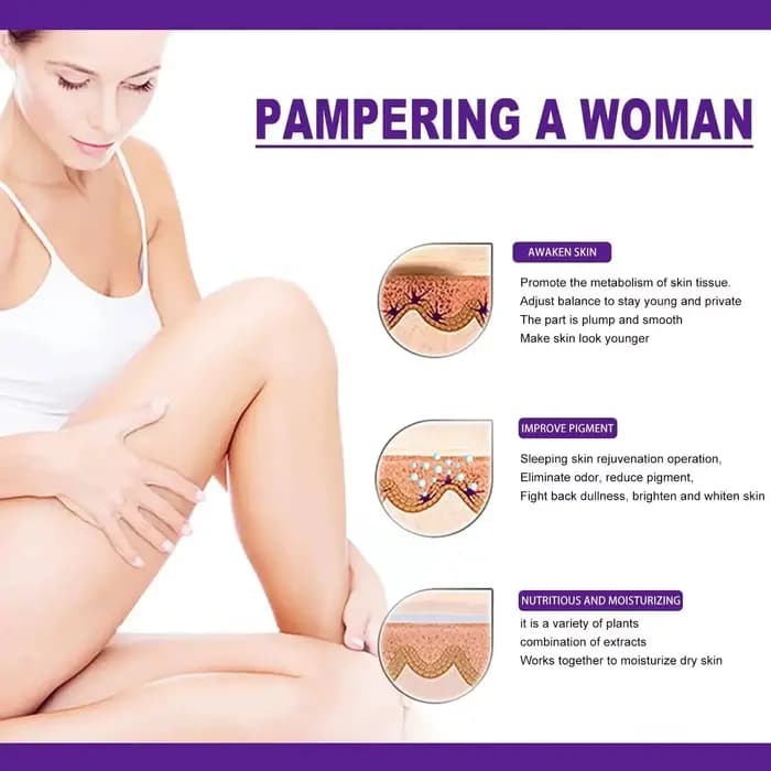 Crème blanchissante pour les lèvres et les ati elles pour femmes