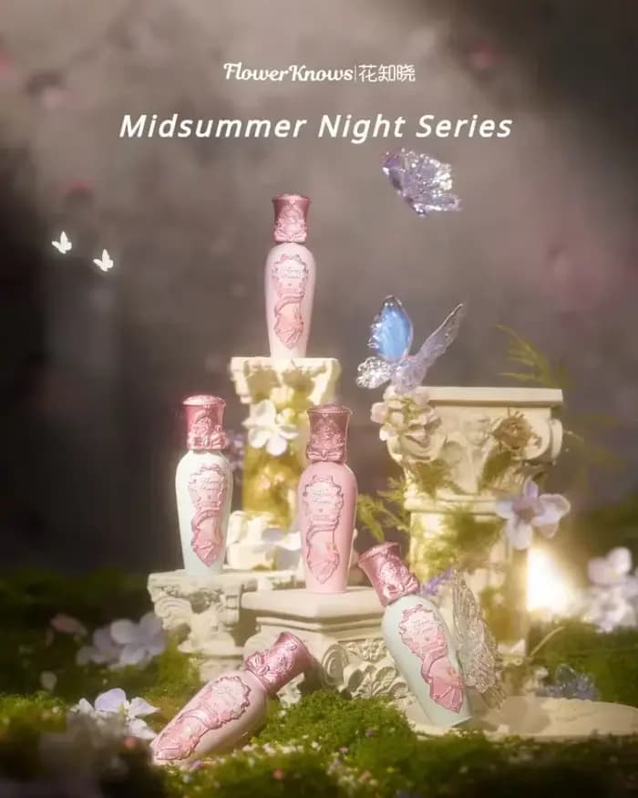 Flower Knows – brillant à lèvres miroir série nuit d'été