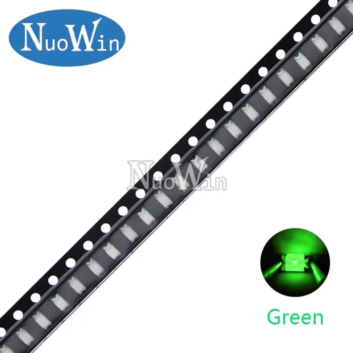 Diode électroluminescente RVB, LED SMD 100, blanc, rouge, bleu, jaune, vert, orange, blanc chaud, rose, violet, 1206 pièces par lot