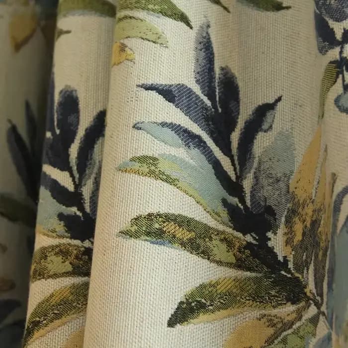 Rideaux pour salon salle à manger chambre nordique moderne Simple lumière ombrage feuilles pastorales soleil-ombrage lin couleur Jacquard