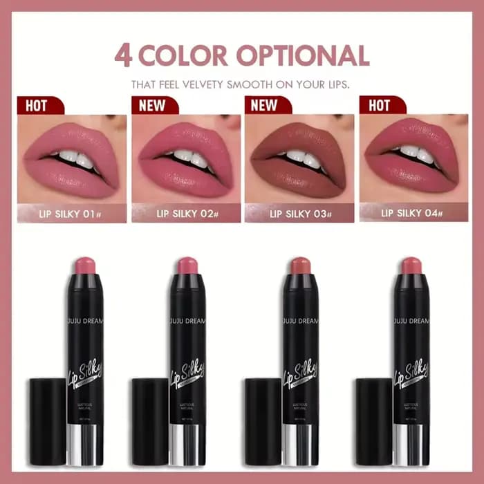 Stylo rouge à lèvres mat 4 couleurs