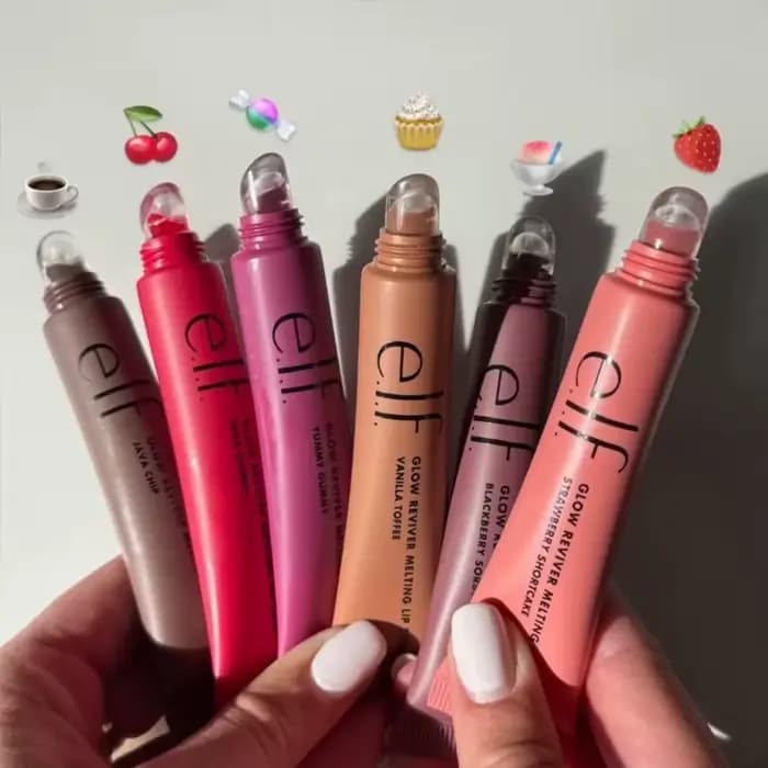 Baume à lèvres Hot Elf 6 couleurs Vanille Caramel Fraise Shortcake – Léger