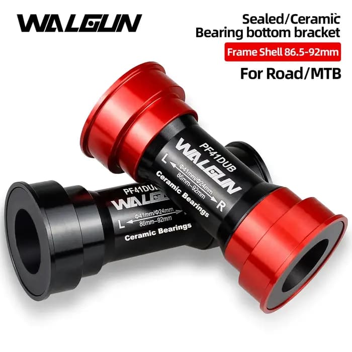 Walgun PF4124 BB86 92 supports de pédalier Pressfit vtt vélo de route BB PF4130 PF41DUB coque de cadre 86.5-92mm pour Shiman SRM DUB GXP