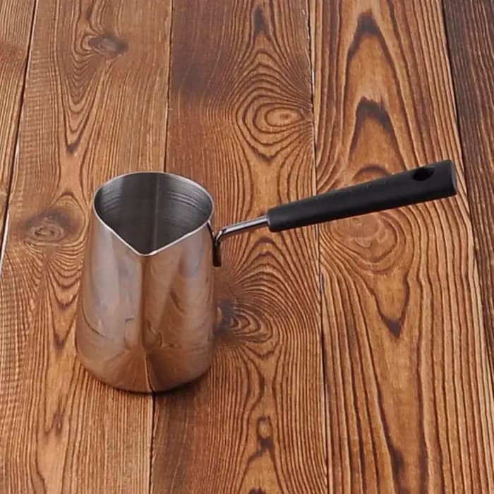 Pot de fusion de cire en acier inoxydable avec poignée en Silicone, bougie à faire soi-même, Pot pour dissoudre le savon, café chauffé/lait/chocolat