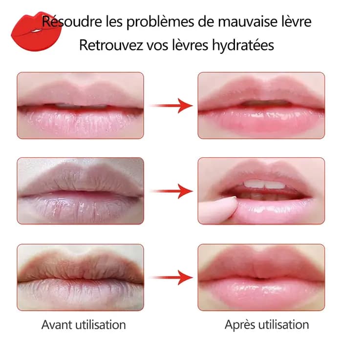 Masque pour les lèvres hydratant à la vitamine C aux fruits