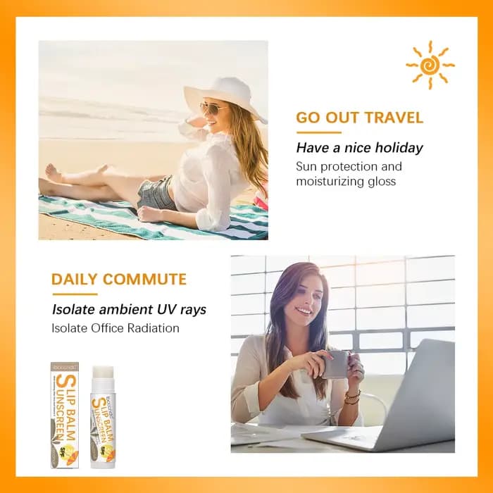 Nouveau baume à lèvres de protection solaire SPF30