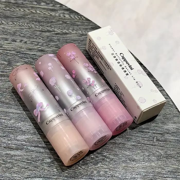 Plat fleuri langue brillant à lèvres miroir vernis
