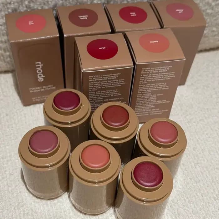 Stick blush et baume à lèvres non parfumé au goût de pomme et de thé