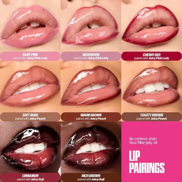 Faux Filler Gloss à lèvres brillant non collant