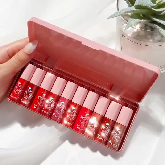 Mini brillant à lèvres liquide 10 couleurs