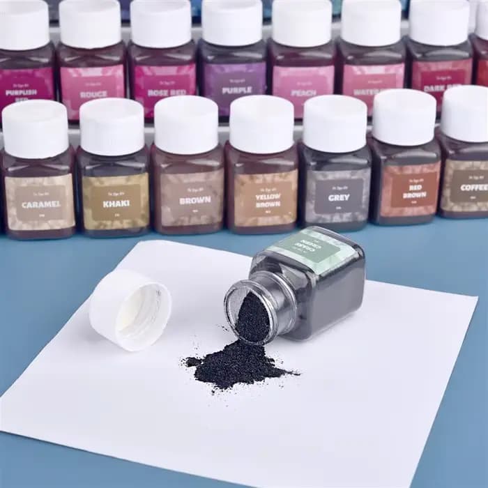 30ml poudre colorant tissu colorants Textile teinture vêtement cravate teinture coton Nylon multifonctionnel Pigment pour la rénovation de vêtements anciens