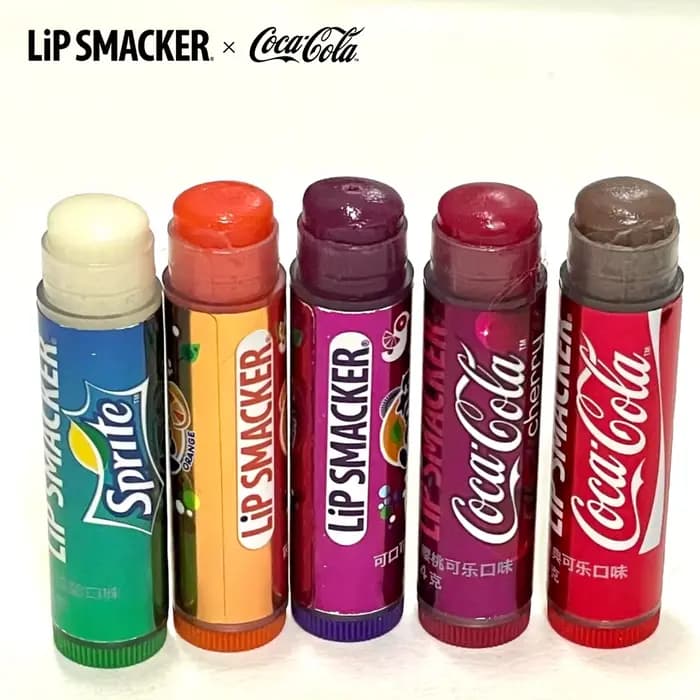 Smacker X CoCa Cola, lot de 5 baumes à lèvres