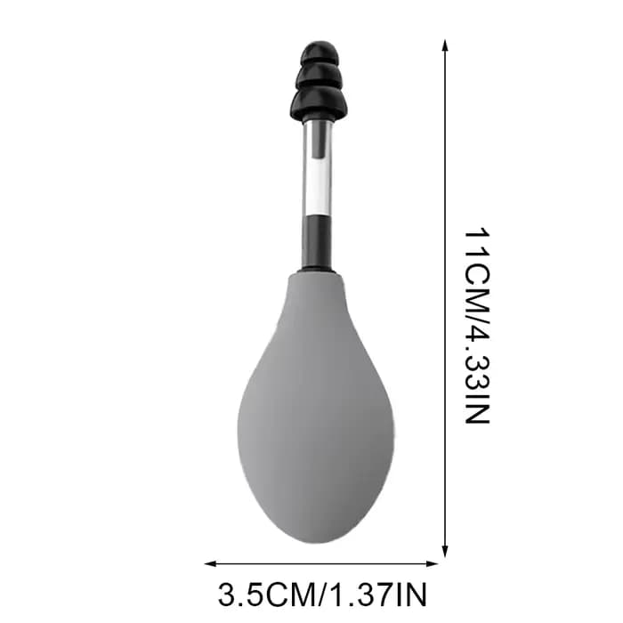 Dispositif d'aspiration pour soulager les oreilles, réduit la tension pour soulager les maux de tête (gris)