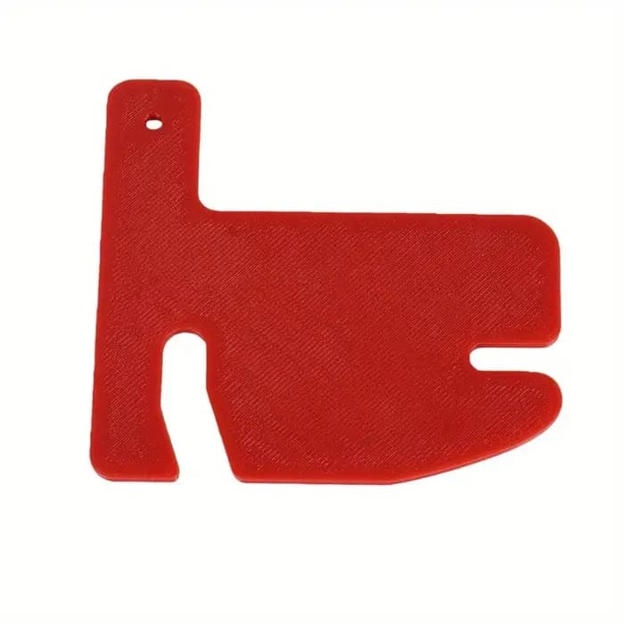 Serrure de porte de véhicule de loisirs de couleur rouge, identification facile, solution pratique, serrure d'entrée, conception sécurisée, serrure de sécurité