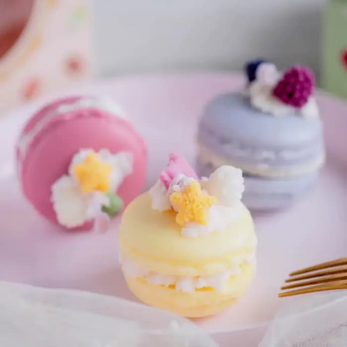 Moule à bougie en Silicone pour Macarons émulationnels, moule de cuisson pour Fondant, bonbons, gâteaux, biscuits, outils de fabrication, fournitures de cuisine, moules à bougies