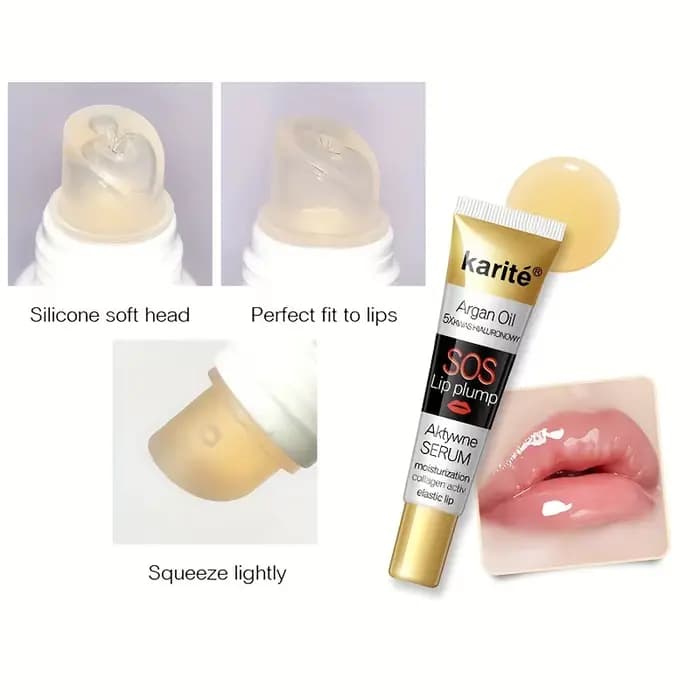 Brillant repulpant pour les lèvres hydratant durable à volume extrême - Formule d'huile minérale nutritive rehausseur