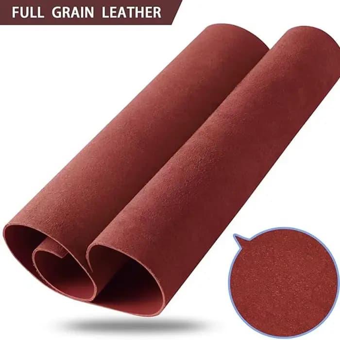 Cuir de cheval fou rouge vin, cuir véritable dans une teinte rouge foncé, rigide et ferme, cuir gras effet pull-up vintage, épaisseur 2 mm