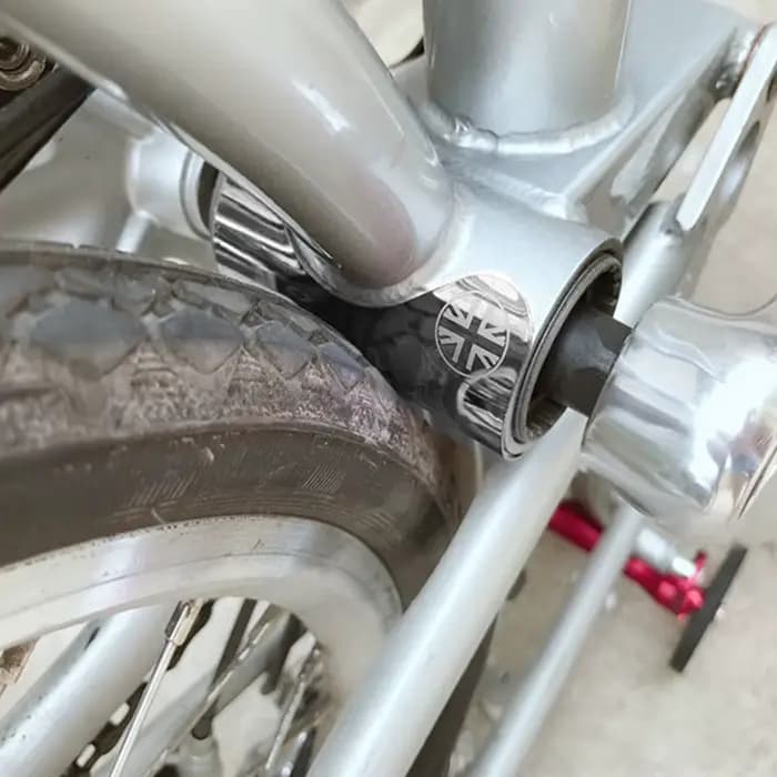 Support de pédalier de vélo pliant, coussinet de protection pour cadre Brompton BB, autocollant