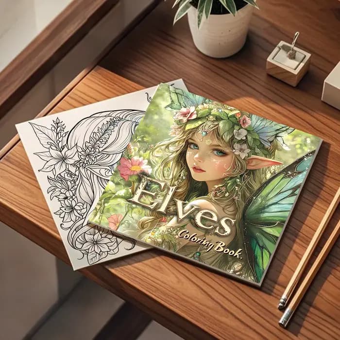 Livre de coloriage floral fantastique de 24 pages, livre de dessin à motifs floraux pour adultes et adolescents, soulagement du stress, relaxation, livre d'art DIY, cadeau