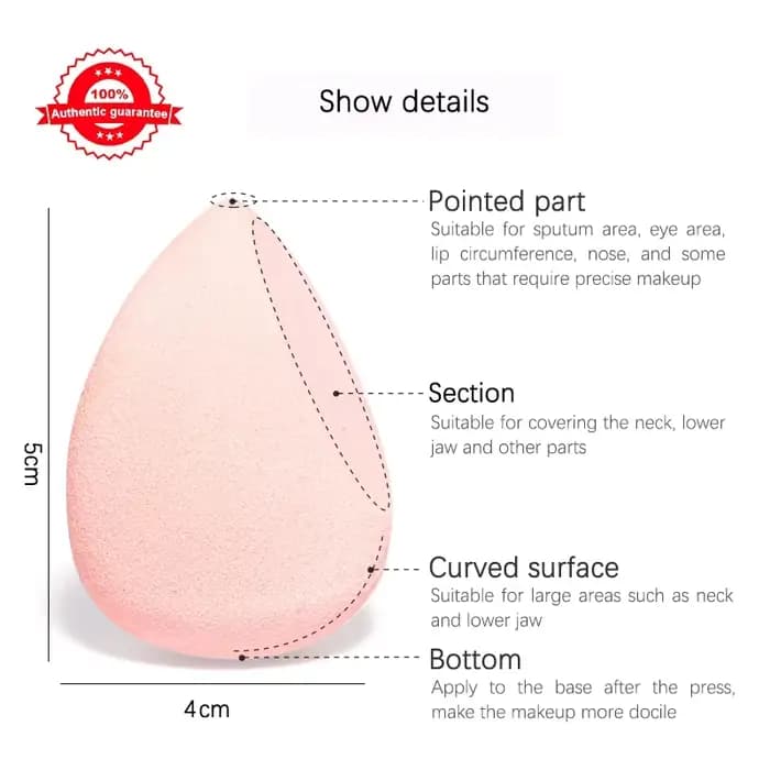 Éponge de maquillage anti-cernes