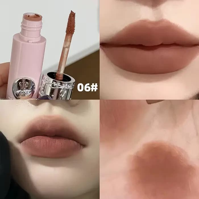 NICEKEY Rouge à Lèvres Liquide Mat Nude Hydratant