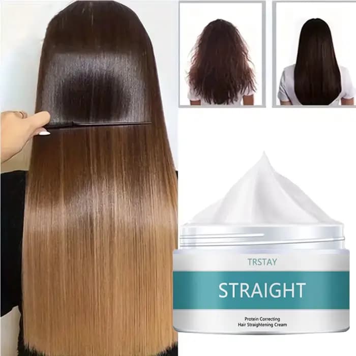 TRSTAY – crème correctrice de protéines pour lisser les cheveux, améliore la sécheresse, les éruptions cutanées, la brûlure, produit de soins capillaires pour toutes les textures capillaires