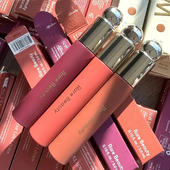 Rare Beauty Selena Rouge à lèvres liquide longue tenue Maquillage pour femme Cosmétiques de beauté Gloss mat imperméable Happy Hope Honesty