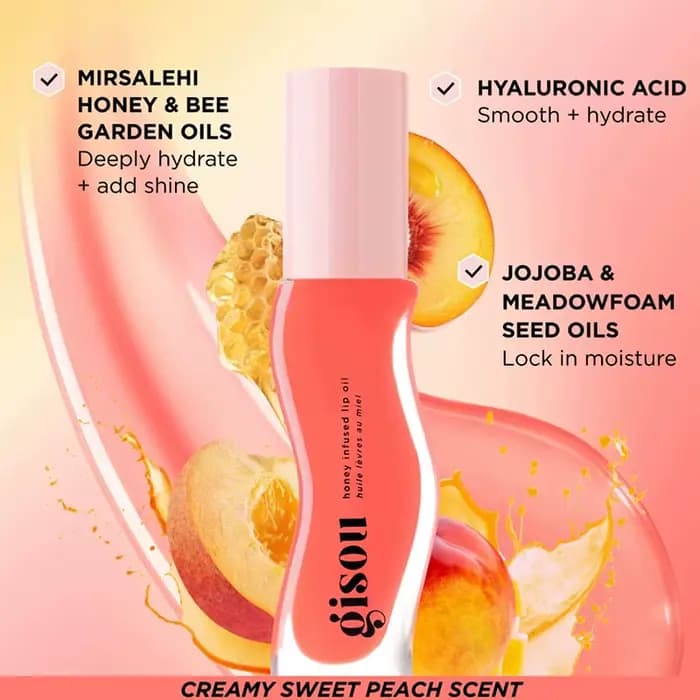 Gisou hydratant pastèque baume à lèvres huile