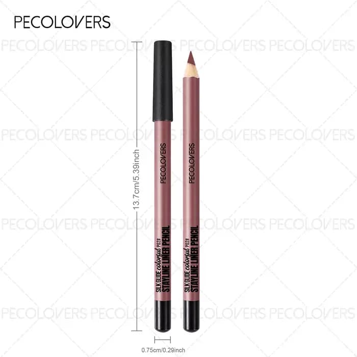Crayon à lèvres mat longue durée, série marron, violet, rose, rouge à lèvres imperméable, cosmétiques pour femmes, 1 pièce