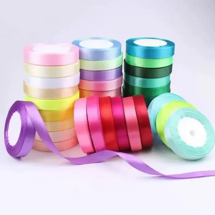 Rubans en Satin de soie, 1 Volume, 25yards, nœud artisanal, emballage cadeau fait à la main, décoration de fête de mariage, couture 6/10/15/20/25/40/50mm